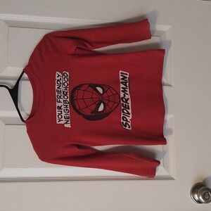 Boy spider-man long sleeve tee